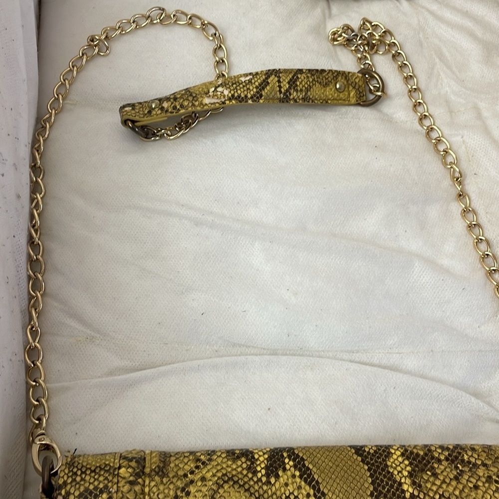 Steve Madden Python-Style Bag | Gold - image 5